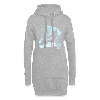 Pack Wolf - Hoodie-Kleid - Grau meliert - Vorne