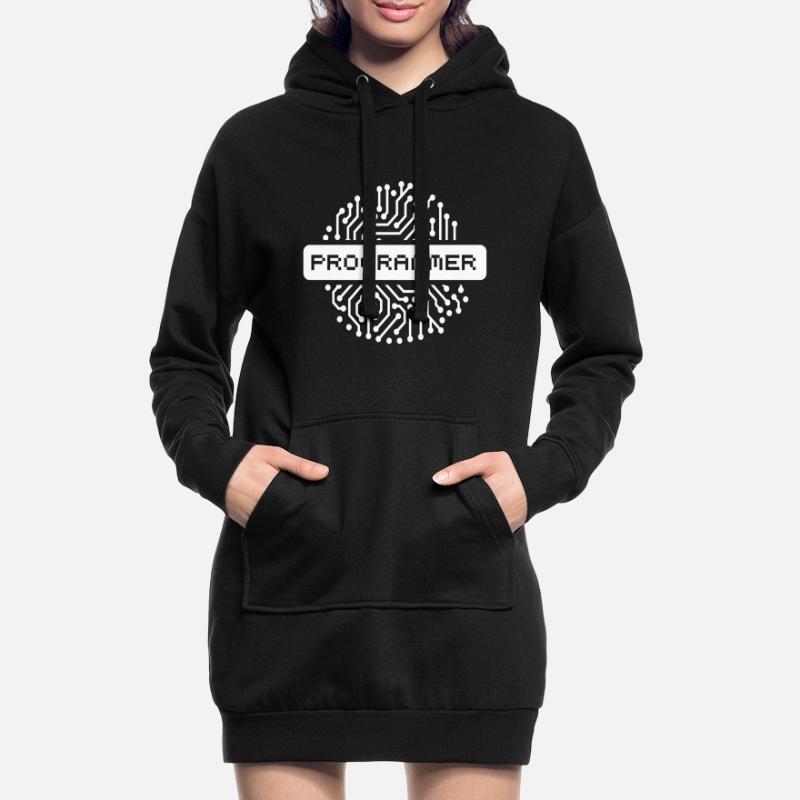 Programmier nerd programmier Geek Hoodie-Kleid