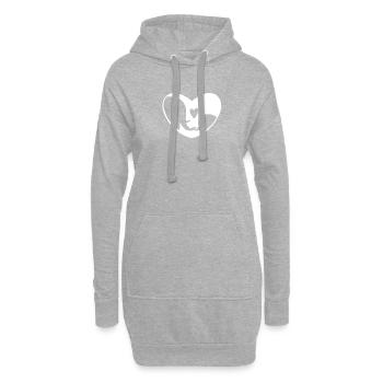 Elefant - elephant - Hoodie-Kleid - Grau meliert - Vorne