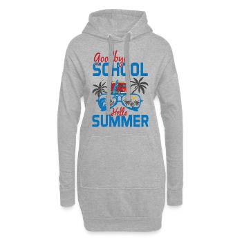 Vacances d'été - super cadeau - Sweat-shirt à capuche long Femme - gris chiné - Devant