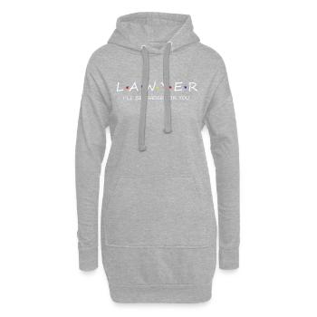 TRIBUNAL DE JUSTICE DU DROIT D'ENREGISTREMENT DU DROIT ADMINISTRATIF - Sweat-shirt à capuche long Femme - gris chiné - Devant