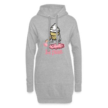 ICE CREAM - Hoodie-Kleid - Grau meliert - Vorne