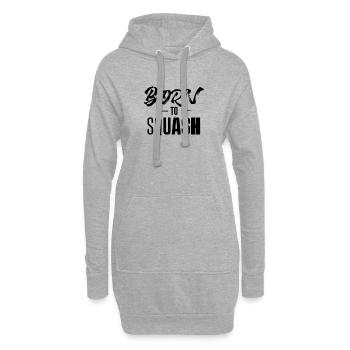 Squash Squash Squash Squash - Hoodie-Kleid - Grau meliert - Vorne
