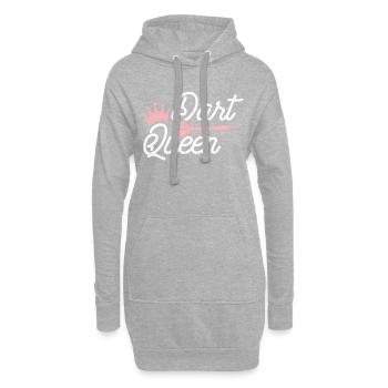 Darts Queen Darts Darts Darts Darts Darts Gift - Sweat-shirt à capuche long Femme - gris chiné - Devant