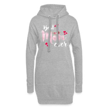 Muttertag Ever - Hoodie-Kleid - Grau meliert - Vorne