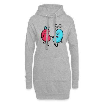 Bean's Partner - Hoodie-Kleid - Grau meliert - Vorne
