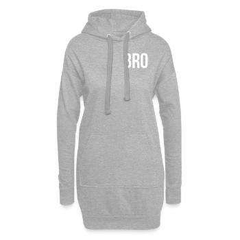 BRO - Hoodie-Kleid - Grau meliert - Vorne