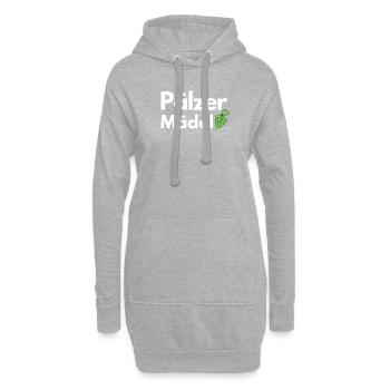 Pfälzer Mädel - TShirt Geschenk für Pfälzer Damen - Hoodie-Kleid - Grau meliert - Vorne