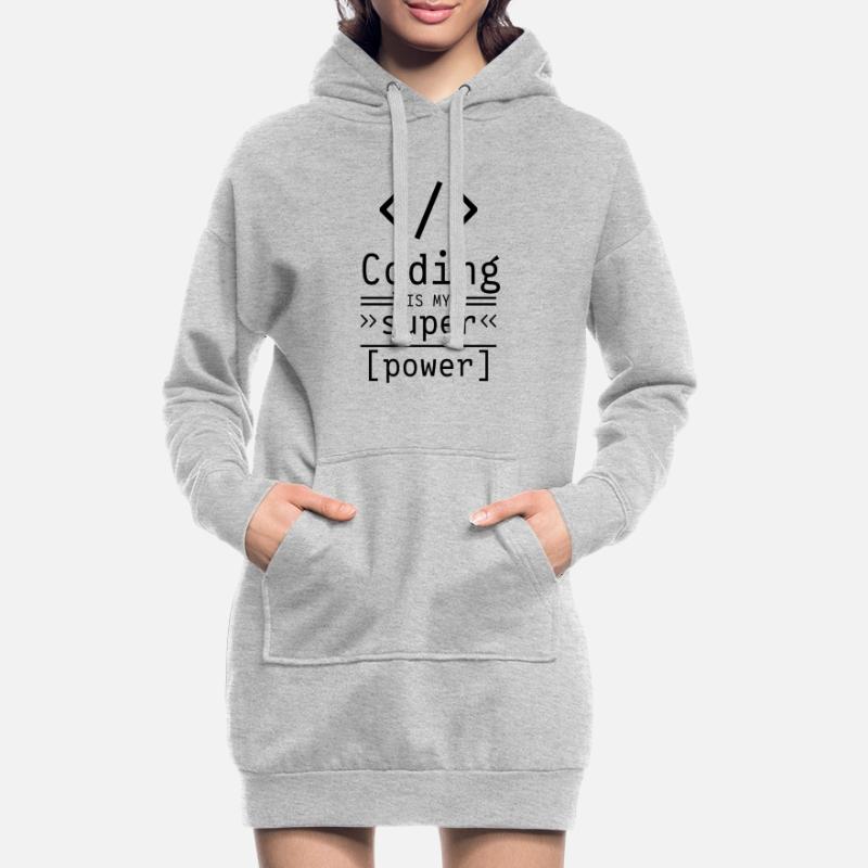 Coding Informatik Software Programmierer Coder Hoodie-Kleid