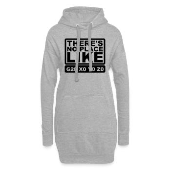 Opérateur de commande numérique par ordinateur CNC G-Code 3D Printing - Sweat-shirt à capuche long Femme - gris chiné - Devant