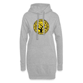 VIKINGS - Hoodie-Kleid - Grau meliert - Vorne