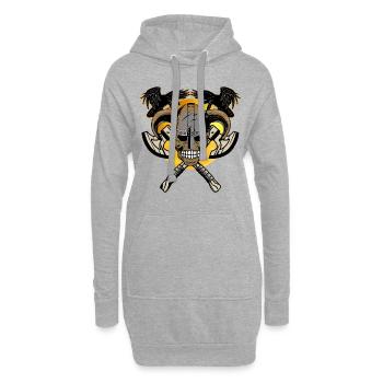 VIKINGS - Hoodie-Kleid - Grau meliert - Vorne