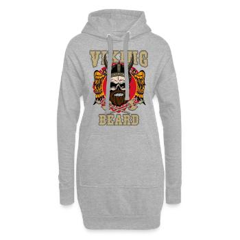 VIKINGS - Hoodie-Kleid - Grau meliert - Vorne