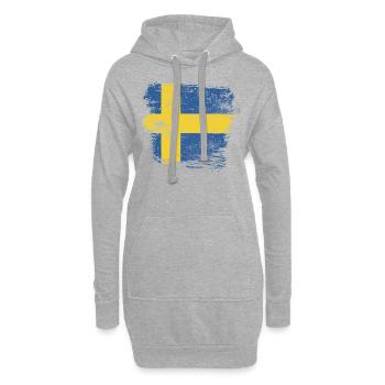 Schweden - Hoodie-Kleid - Grau meliert - Vorne