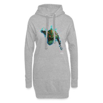 Arkham Pen & Paper Tischrollenspiel Tentakel - Hoodie-Kleid - Grau meliert - Vorne