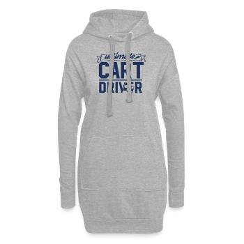 Fahrer Kartfahrer Karts Go Kart Kartfahren - Hoodie-Kleid - Grau meliert - Vorne