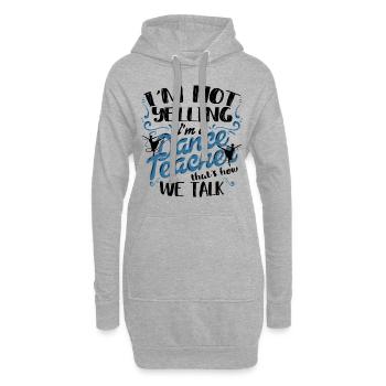 Tanzen Tanzlehrer Tanzlehrerin I'm A Dance Teacher - Hoodie-Kleid - Grau meliert - Vorne