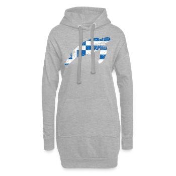Griechenland - Hoodie-Kleid - Grau meliert - Vorne