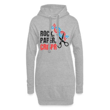 CRISPR - Hoodie-Kleid - Grau meliert - Vorne