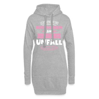 Busfahrerin - Hoodie-Kleid - Grau meliert - Vorne
