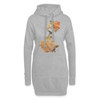 Blume Golden - Hoodie-Kleid - Grau meliert - Vorne