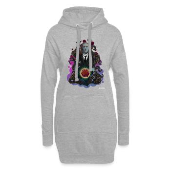 Arkham Pen & Paper Tischrollenspiel Lovecraft - Hoodie-Kleid - Grau meliert - Vorne