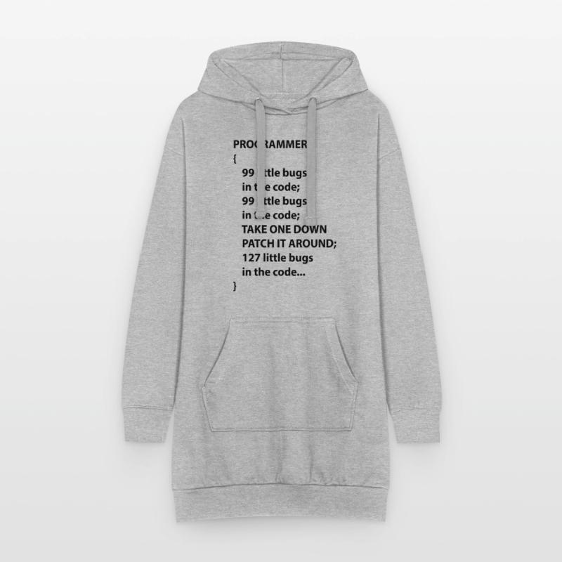 Code Programmer Nerd Bug Developer Gift Hoodie Dress