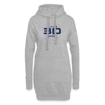 Imprimeur 3D Impression 3D - Sweat-shirt à capuche long Femme - gris chiné - Devant