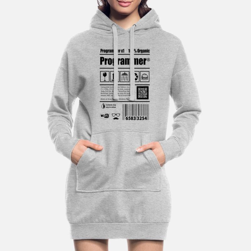 Coder programmer caffeine developer gift Hoodie Dress