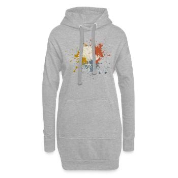 Baum - Hoodie-Kleid - Grau meliert - Vorne