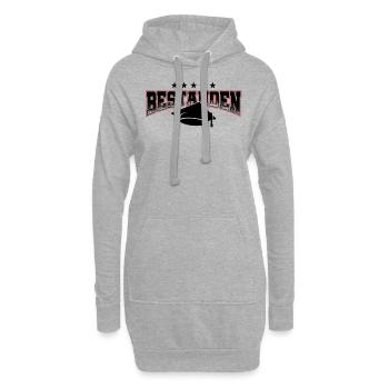 Bachelor Master Abschluss Promotion Sponsion Uni - Hoodie-Kleid - Grau meliert - Vorne
