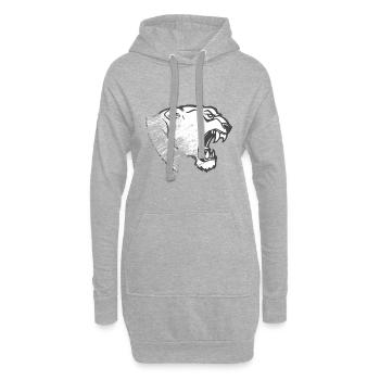 Panther - Hoodie-Kleid - Grau meliert - Vorne