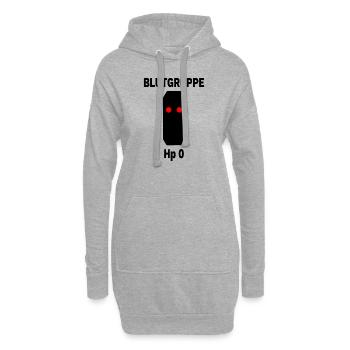 Hobby Modelleisenbahn Lokführer, Eisenbahn Signal - Hoodie-Kleid - Grau meliert - Vorne
