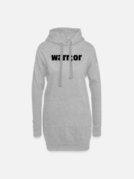 Warrior - Hoodie-Kleid - Grau meliert