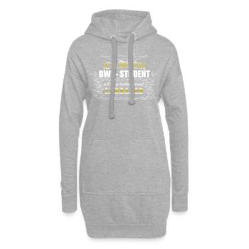 BWL - Hoodie-Kleid - Grau meliert - Vorne