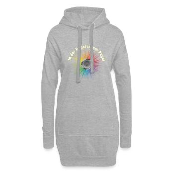 Ton Tontechniker Toningenieur Pegel Party Geschenk - Hoodie-Kleid - Grau meliert - Vorne