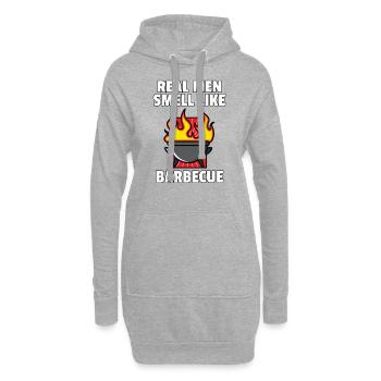 BBQ Grill BBQ Grill Grillmeister Master - Sweat-shirt à capuche long Femme - gris chiné - Devant