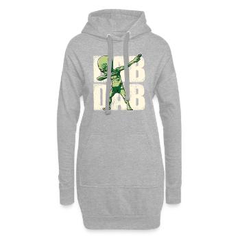 Tamponner exotique tamponner - Sweat-shirt à capuche long Femme - gris chiné - Devant
