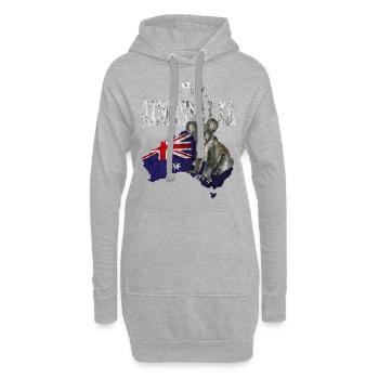 Australia koalabär - Hoodie-Kleid - Grau meliert - Vorne