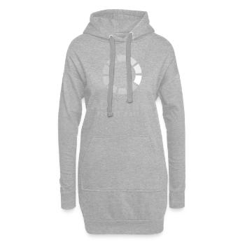 Adulting Enfin 18 ans 18ème cadeau d'anniversaire - Sweat-shirt à capuche long Femme - gris chiné - Devant