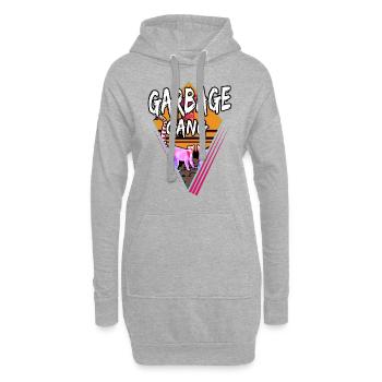 Garbage Gang - Hoodie-Kleid - Grau meliert - Vorne
