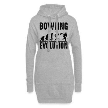 Bowling - Hoodie-Kleid - Grau meliert - Vorne