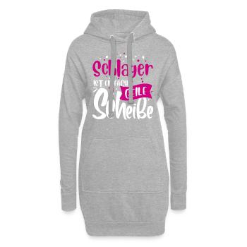 Concert Schlager - Sweat-shirt à capuche long Femme - gris chiné - Devant