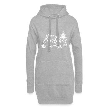 Joyeux Noël - Joyeux Noël - Sweat-shirt à capuche long Femme - gris chiné - Devant
