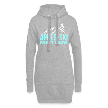 Apres Ski - Sweat-shirt à capuche long Femme - gris chiné - Devant