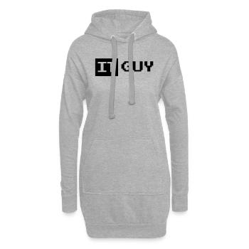 IT Computer IT Support IT Helpdesk - Hoodie-Kleid - Grau meliert - Vorne