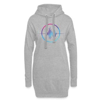 Beat - Hoodie-Kleid - Grau meliert - Vorne