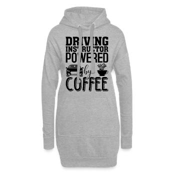 Fahrlehrer Spruch Geschenk Führerschein Lustig - Hoodie-Kleid - Grau meliert - Vorne