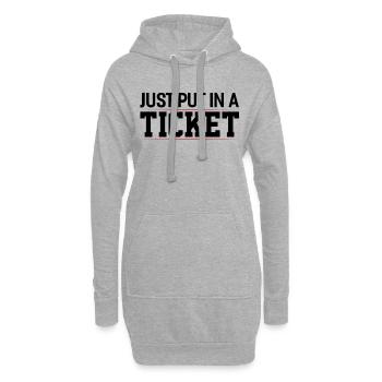 IT Computer IT Support IT Helpdesk - Hoodie-Kleid - Grau meliert - Vorne