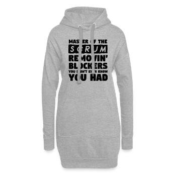 Scrum Master Développement logiciel agile - Sweat-shirt à capuche long Femme - gris chiné - Devant
